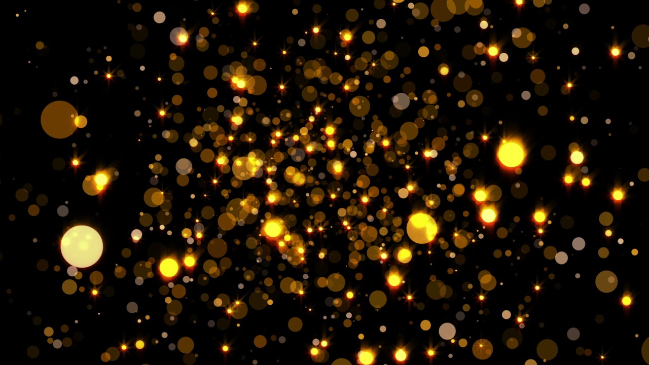 Shimmering Golden Particles on black background || Free Vj Loop Footage  #Golden Glitter - YouTube