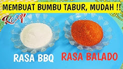Bumbu DAHSYAT !! CARA MEMBUAT BUMBU TABUR || BUMBU TABUR RASA BBQ & BALADO || COCOK UNTUK CAMILAN - Durasi: 16.05. 