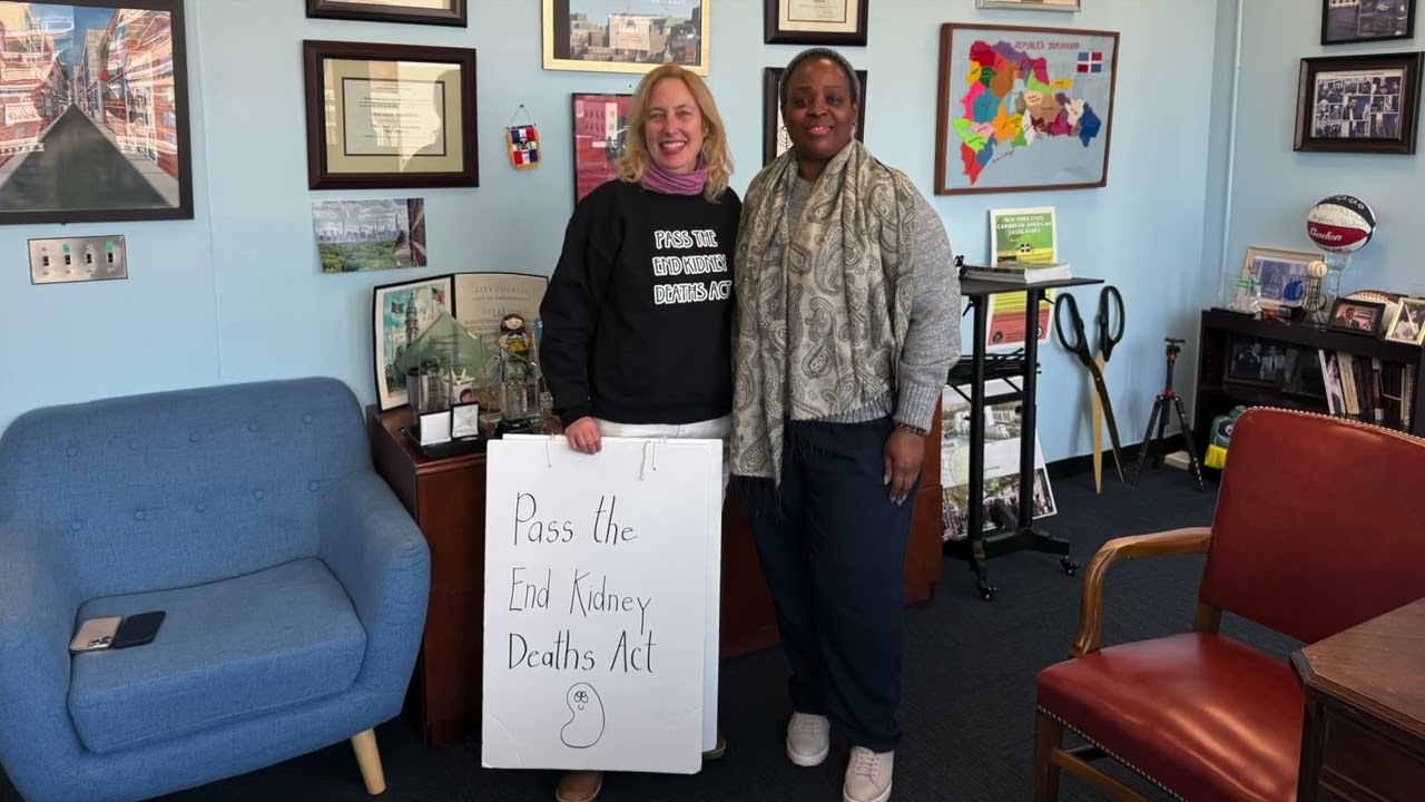 Passing the End Kidney Deaths Act - Persuading Rep. Espaillat