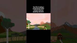 Working on improving the river in the desmos sunset to make it look more realistic #art #animation