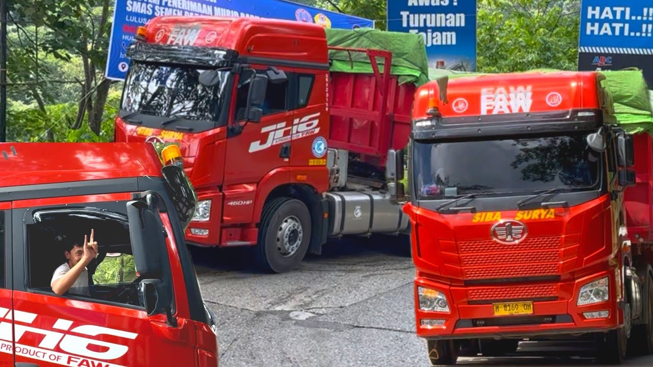 Dedot Explore Nanjak Sitinjau Lauik‼️ Mas Eko Ambil Alih Kemudi Bawa Muatan Semen 50 Ton Bikin Heboh