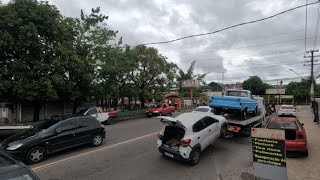 Continuous Traffic Flow at Downtown Intersection | Relaxing City Sounds (No Music)