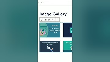 How to Add an Image Gallery in WordPress Using Gutenberg  #wordpress #imagegallery #wp