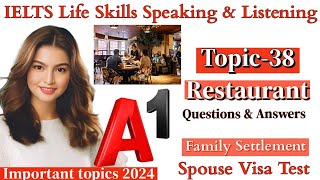 IELTS A1 Life Skills Speaking|| Important Topic|| New Topic 2024|| IELTS UKVI Spouse Visa|| Topic 38 screenshot 3