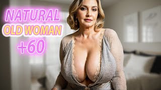 Natural Older Woman Over 50 Attractively Dressed Classy🔥Natural Older Ladies Over 60🔥Fashion Tips236