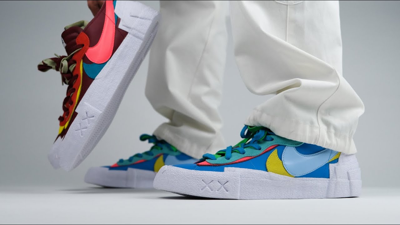 Why did they do THIS? Nike sacai KAWS Blazer Low Neptune Blue Why did they do THIS? Nike sacai KAWS Blazer Low Neptune Blue