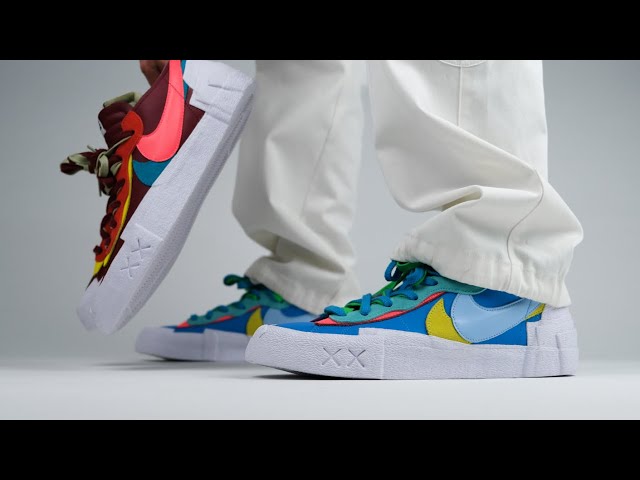 Why did they do THIS? Nike sacai KAWS Blazer Low Neptune Blue