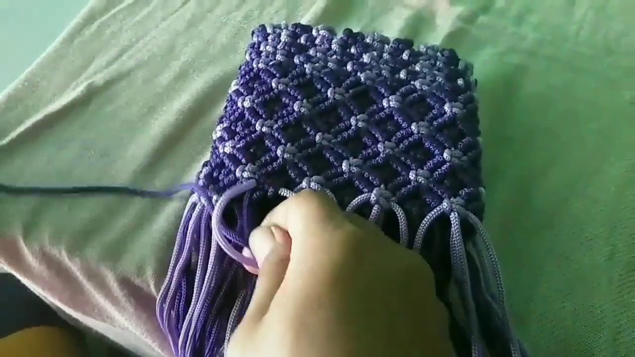  Cara  membuat tas  dari  tali  kur YouTube