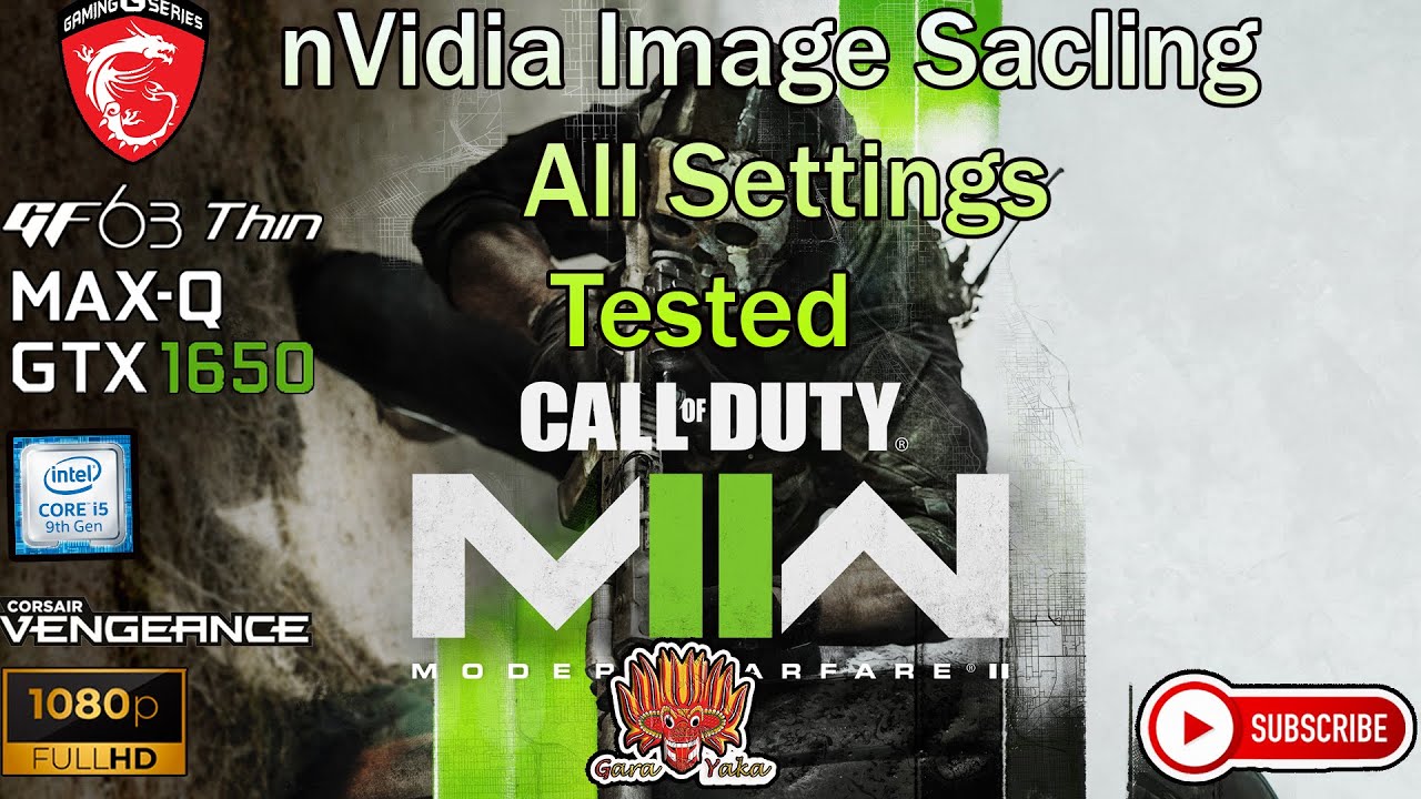 COD Modern Warfare 2 BETA | MSI GF63 | nVidia NIS | All Settings Tested |1650 Max Q |16GB Ram |9300H