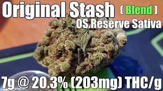 Original Stash - OS.Reserve Sativa - Unboxing Review - 7g @ 20.3% (203mg) THC/g (+Extreme Closeups)