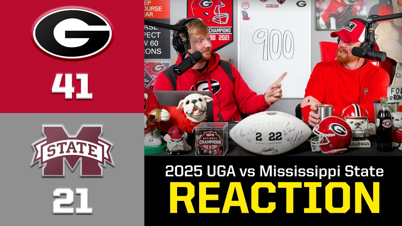 Georgia DOMINATES Mississippi State | UGA Fans React - YouTube
