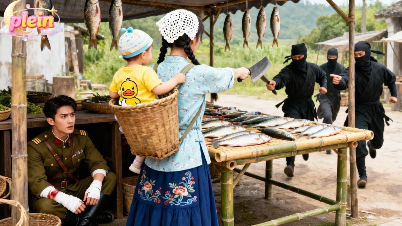 Nul n’osait sauver l’officier traqué!Seule une poissonnière mère solo l’a aidé…il en tombe amoureux!