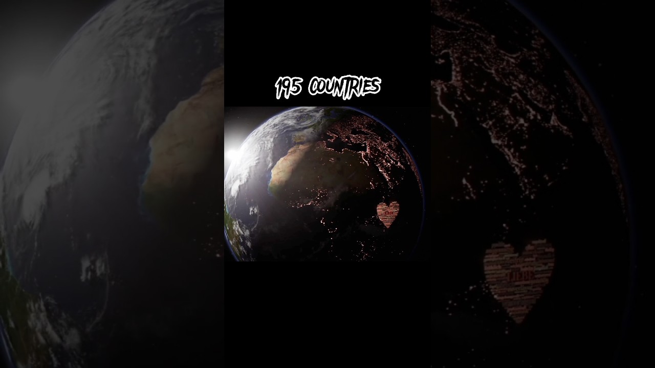 How many countries are there in the world 🌍 195 countries