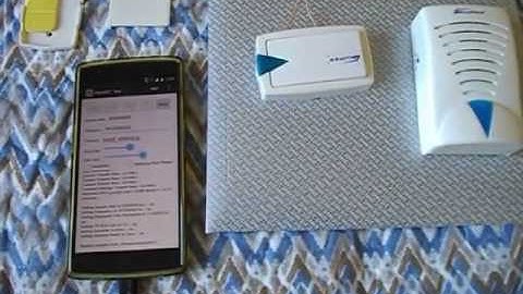 OnePlus One and HackRF using to send a parrot signal on 347 MHz of Chinese wireless doorbell