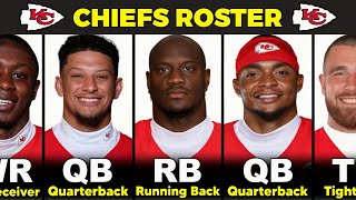 Kansas City Chiefs 2026-27 Roster | Full Squad & New Players Revealed