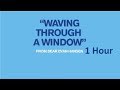 Waving through a window 1 hour