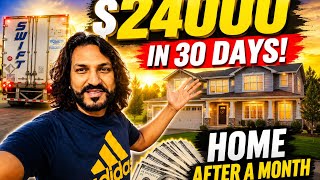 $24,000 Gross in One Month 🚛💰 Finally Heading Home After 30 Days on the Road! 🇺🇸