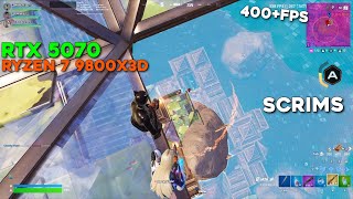 Rtx 5070 & Ryzen 7 9800X3D Fortnite Chapter 6 Season 4 Scrims New Performance Mode 400 Fps