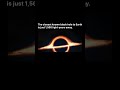 Dark Black Hole 😲 #shorts #blackhole #universe