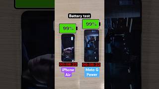 iPhone Air vs Moto G Power battery test!