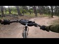 Korbin riding our jones plus swb and lwb bike through the woods fast
