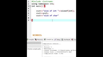 Find size of Data type simple program in C++ || #shorts #programming #coding