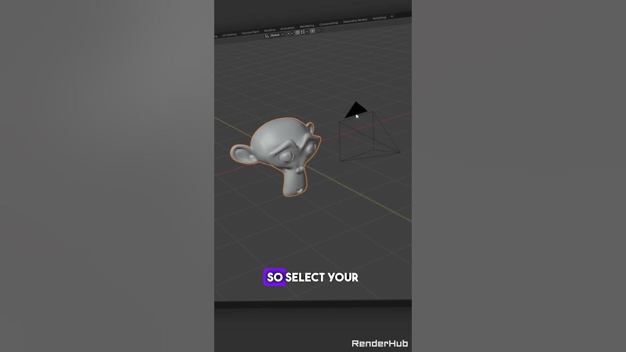 Make Your Camera Always Follow an Object in Blender 🎯