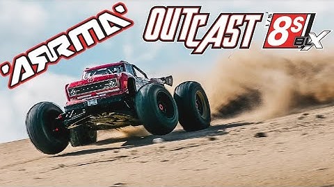 Arrma Outcast 8s 1st Running Video😀😃😄