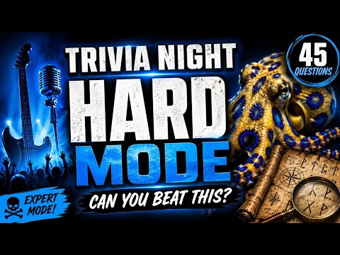 Hardest Trivia Night yet!