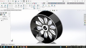 ☑️Solidworks Wheel Rim design | Solidworks Tutorial