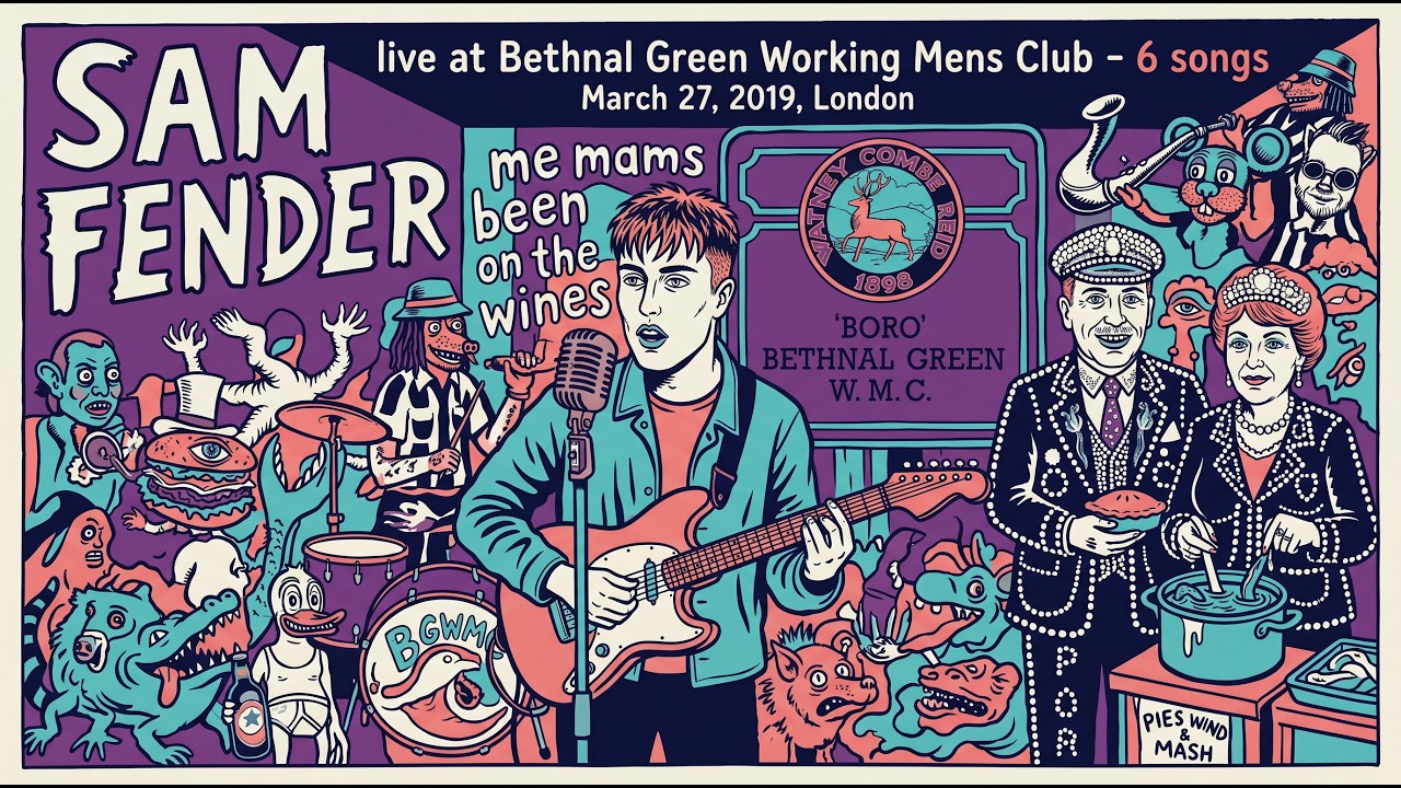 Sam Fender live London 2019 @ Bethnal Green Working Mens Club