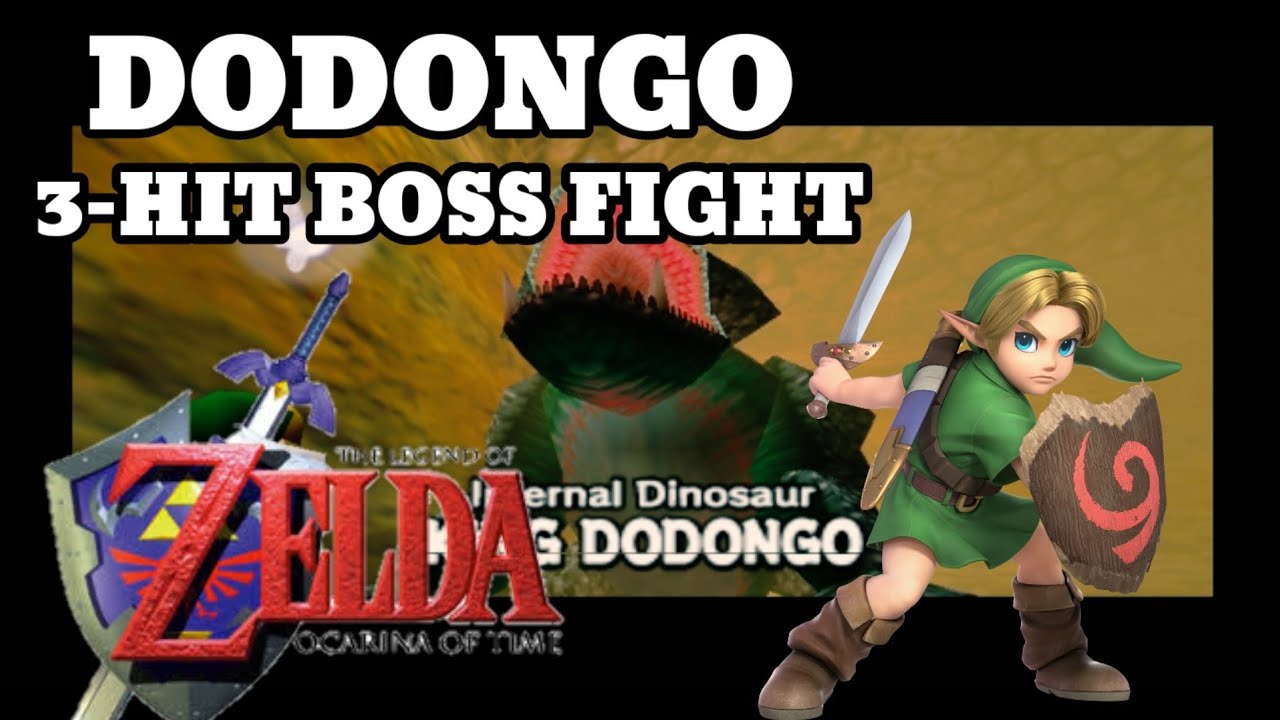 The Legend of Zelda Ocarina of Time [KING DODONGO BOSS FIGHT IN 3