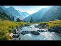 Healing Piano Melodies with River Sounds – Stress Relief &amp; Night Meditation