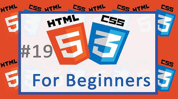 19 Adding background with CSS - HTML CSS Tutorial