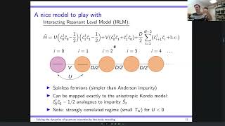 Serge Florens: Solving the dynamics of quantum impurities with a few-body revealing approach