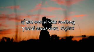 If the World Was Ending - Julia Michaels, JP Saxe (Lyrics Video) Cover by Raphiel Shannon