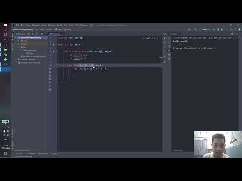 Cara membuat gambar Persegi panjang di JAVA - Tugas informatika