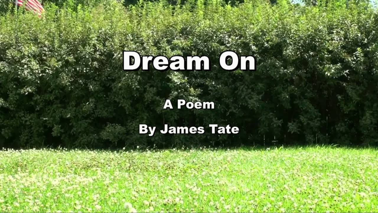 Dream On, a poem by James Tate