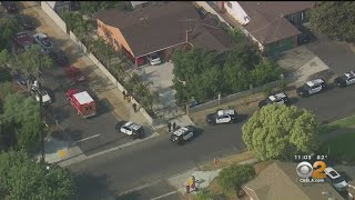 Woman Found Slain In Van Nuys Home, Suspect At Large