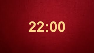 Famous 22 Minute Timer with Gentle Alarm Profile