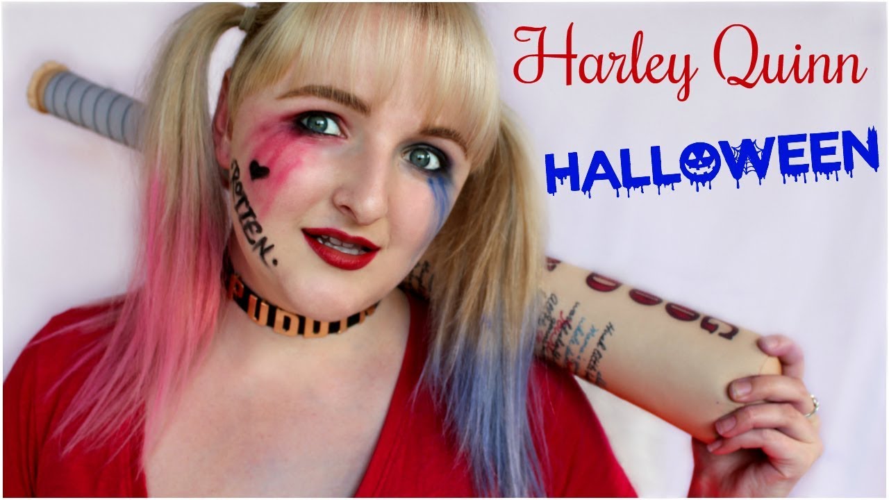 Harley Quinn Makeup Tutorial Halloween 2017 Suicide Squad