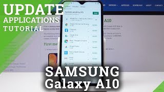 How to Update Apps in SAMSUNG Galaxy A10 - Download Latest App Version screenshot 2