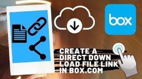 Box: Create a file direct download link