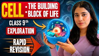 Cell: The Building Block of Life in 25 Minutes ⚡ | Rapid Revision | Class 9 Science (New NCERT)