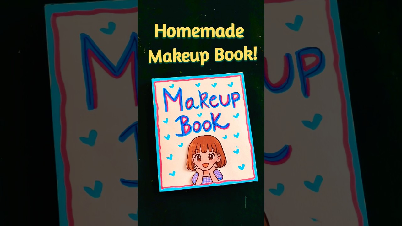 DIY Homemade Makeup Book 😲🌈best out of waste/ easy craft ideas/ paper craft idea 