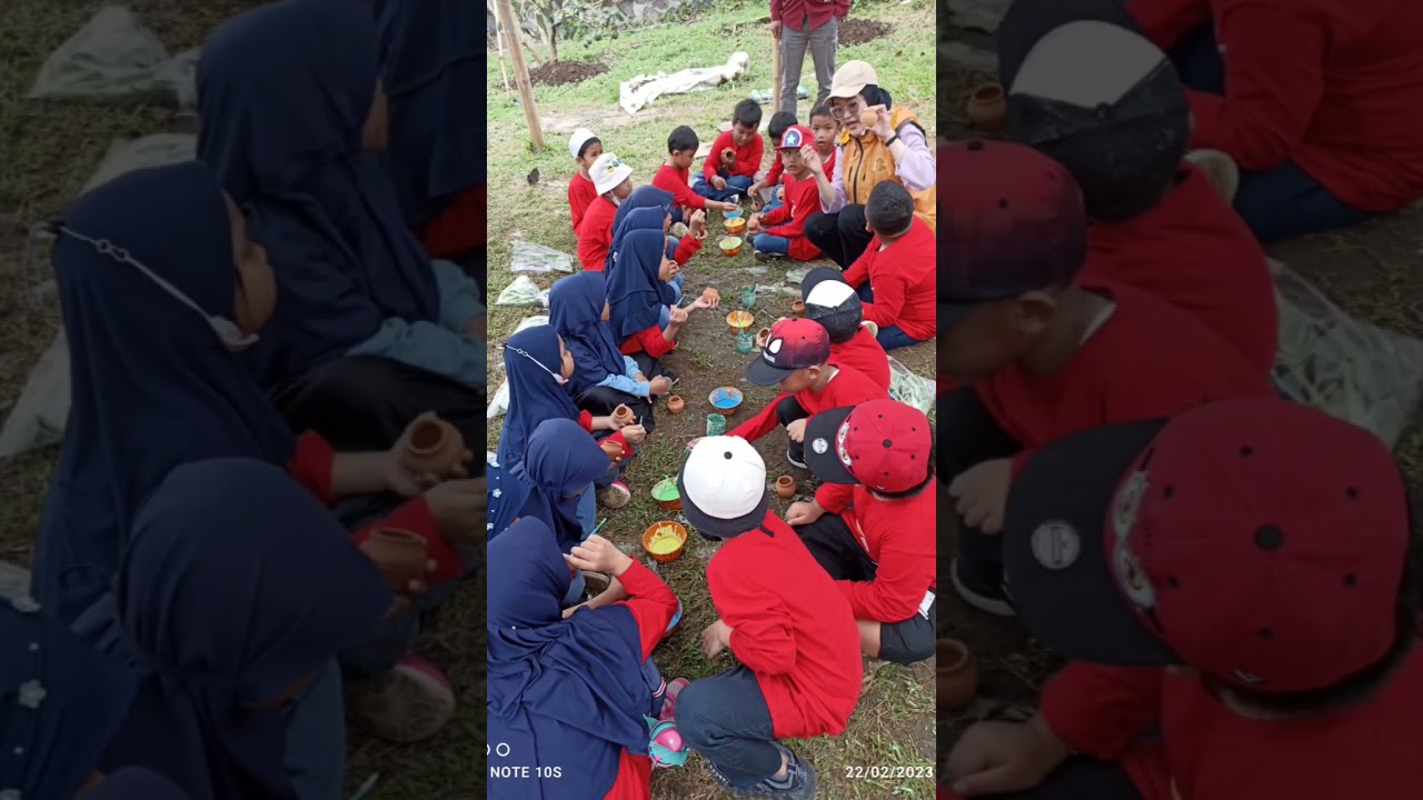 Gizka dan kawan- kawan Outing Class ke Nabila Farm Lembang 🤗😁