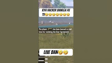 Live hacker ban in 10 seconds 😂😂 #bgmi #victor #hacker