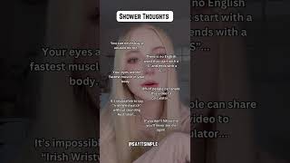 Shower Thoughts