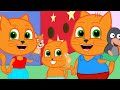 Gambar cover 고양이 가족 한국어 - 인형극 - 어린이를 위한 만화