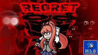 【R】【e】【g】【r】【e】【t】 (Regret V2: 𝑅𝐸𝒟 𝐻𝒜𝒵𝐸) | FNF: Vs. Dave and Bambi Fantrack - Monika Cover